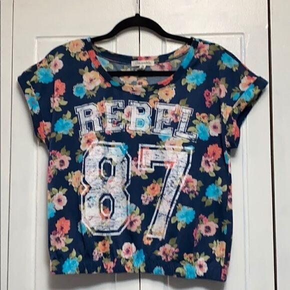 Aeropostale floral top M  - Picture 1 of 8